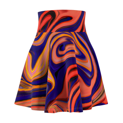 All Over Prints - Women's Zen Radiance Skater Skirt - Acid Daddy