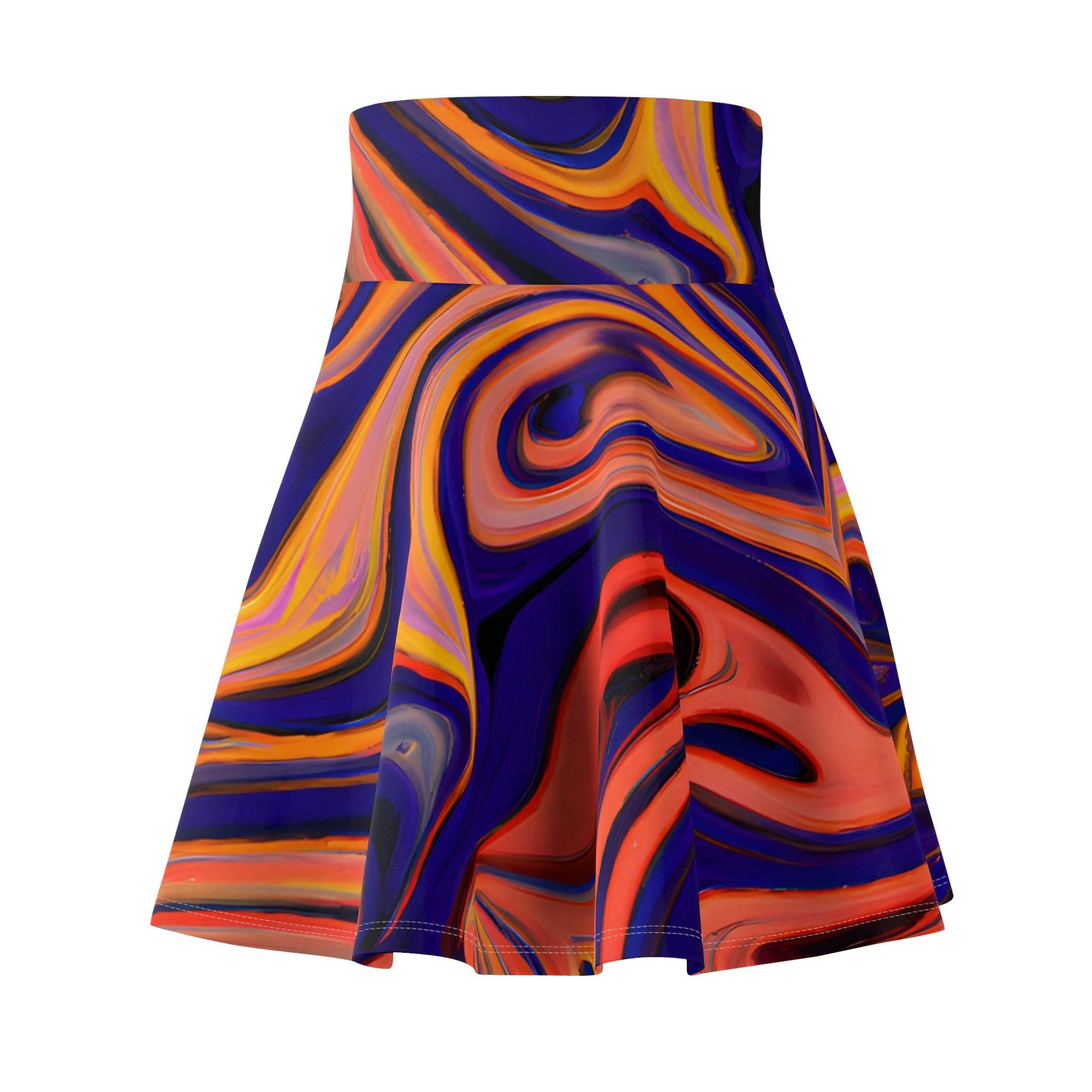 All Over Prints - Women's Zen Radiance Skater Skirt - Acid Daddy