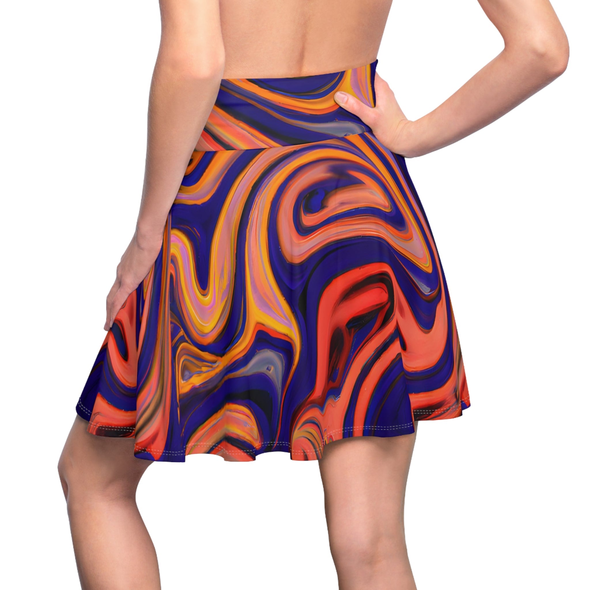 All Over Prints - Women's Zen Radiance Skater Skirt - Acid Daddy