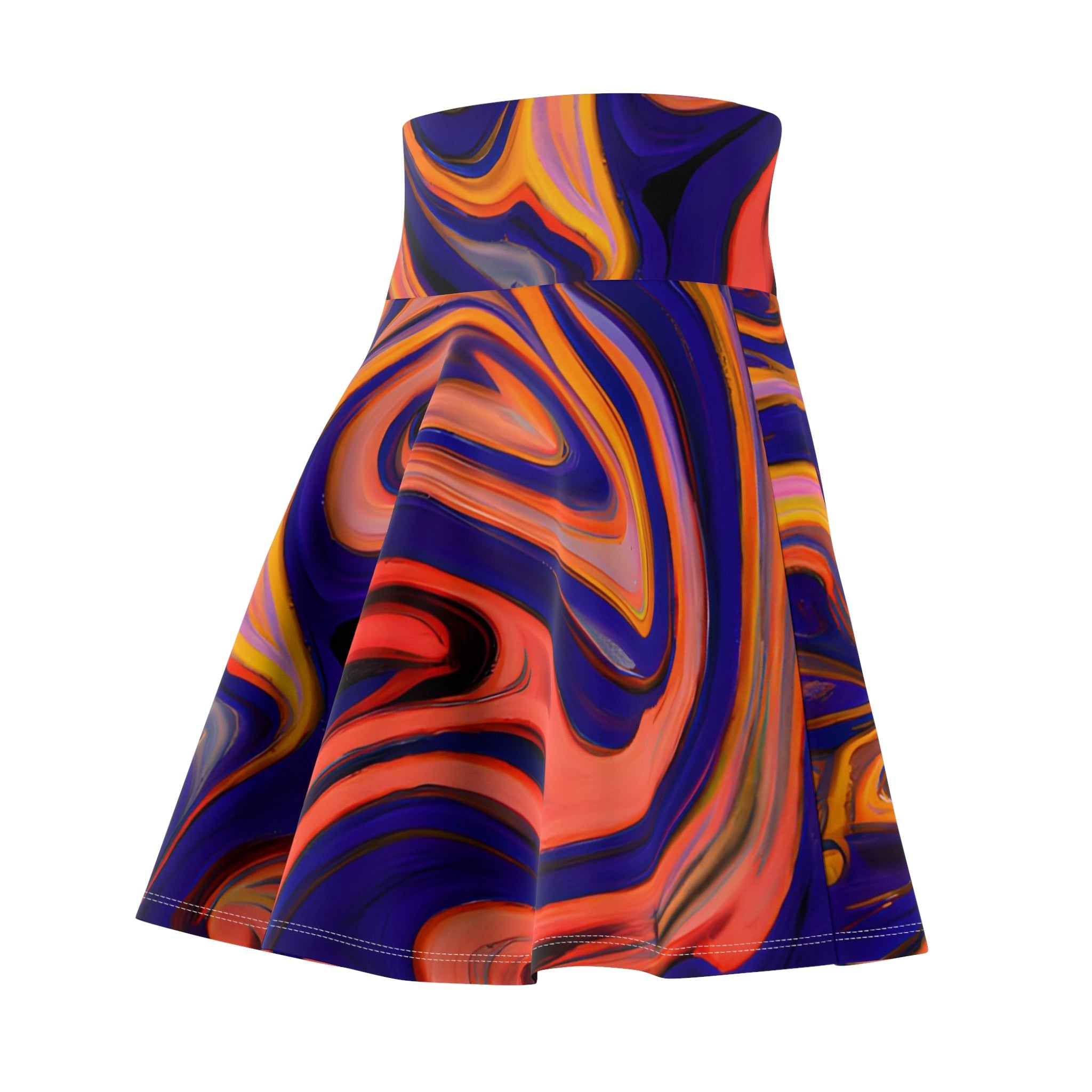 All Over Prints - Women's Zen Radiance Skater Skirt - Acid Daddy