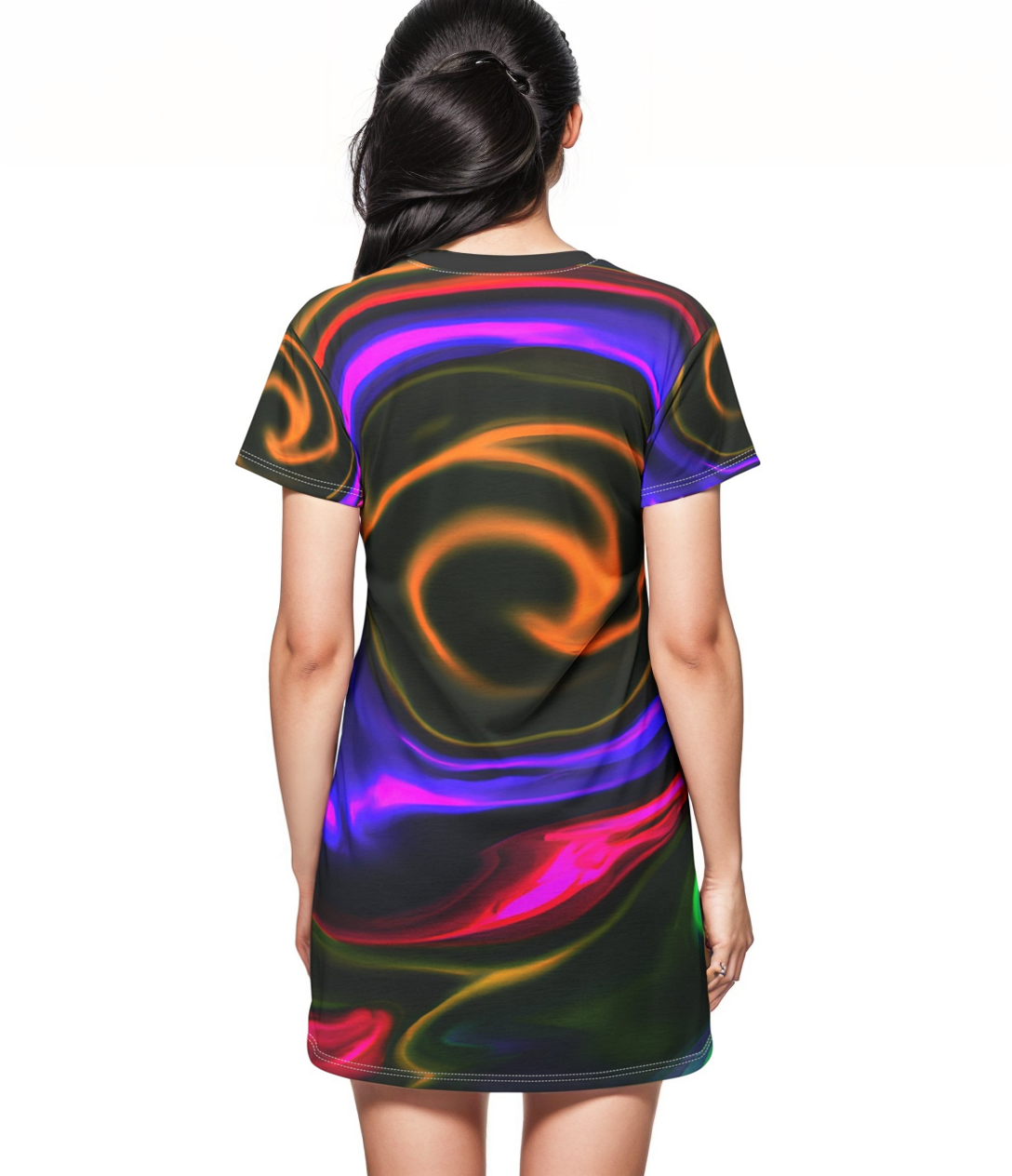 Festival Dresses - Nebulous Dream T - Shirt Dress - Acid Daddy