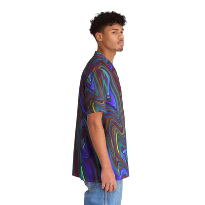 Hawaiian Shirts - Men's Abstract Hawaiian Shirt - Acid Daddy