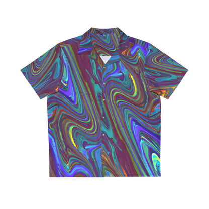 Hawaiian Shirts - Men's Abstract Hawaiian Shirt - Acid Daddy