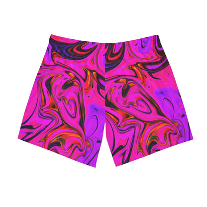 Beach Shorts - Men's Neon Pink Beach Shorts - Acid Daddy