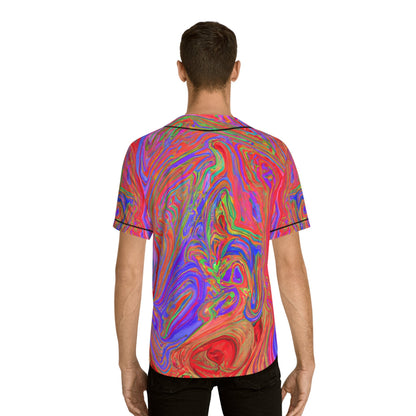 Hawaiian Shirts - Men's Avant - garde Baseball Jersey - Acid Daddy