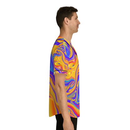 Hawaiian Shirts - Men's Chroma Baseball Jersey - Acid Daddy