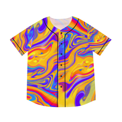 Hawaiian Shirts - Men's Chroma Baseball Jersey - Acid Daddy