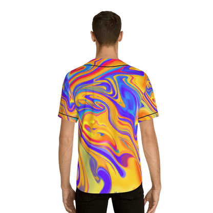 Hawaiian Shirts - Men's Chroma Baseball Jersey - Acid Daddy