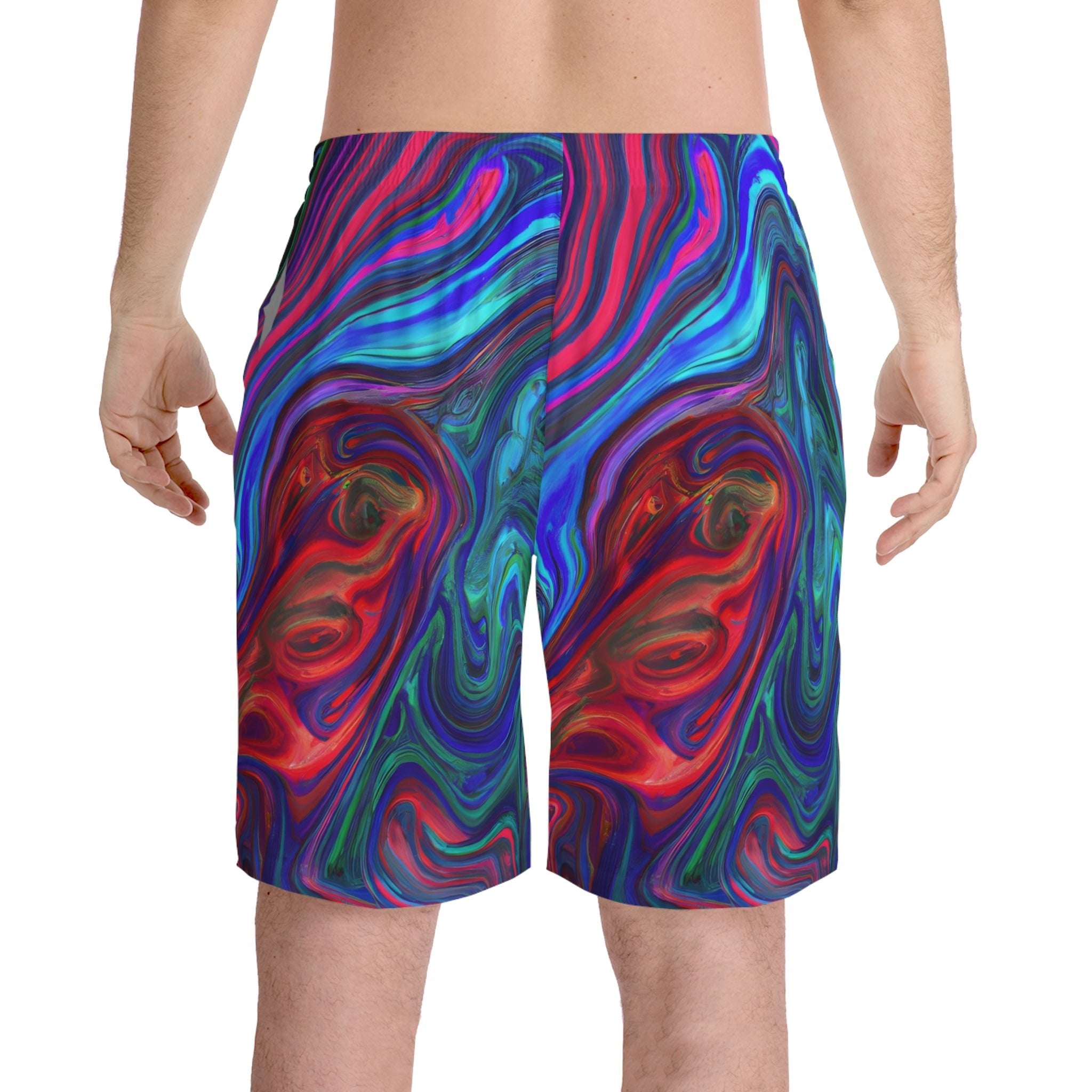 Beach Shorts - Men's Dreamlike Beach Shorts - Acid Daddy