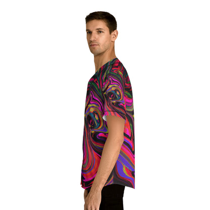 Hawaiian Shirts - Men's Dreamy Baseball Jersey - Acid Daddy