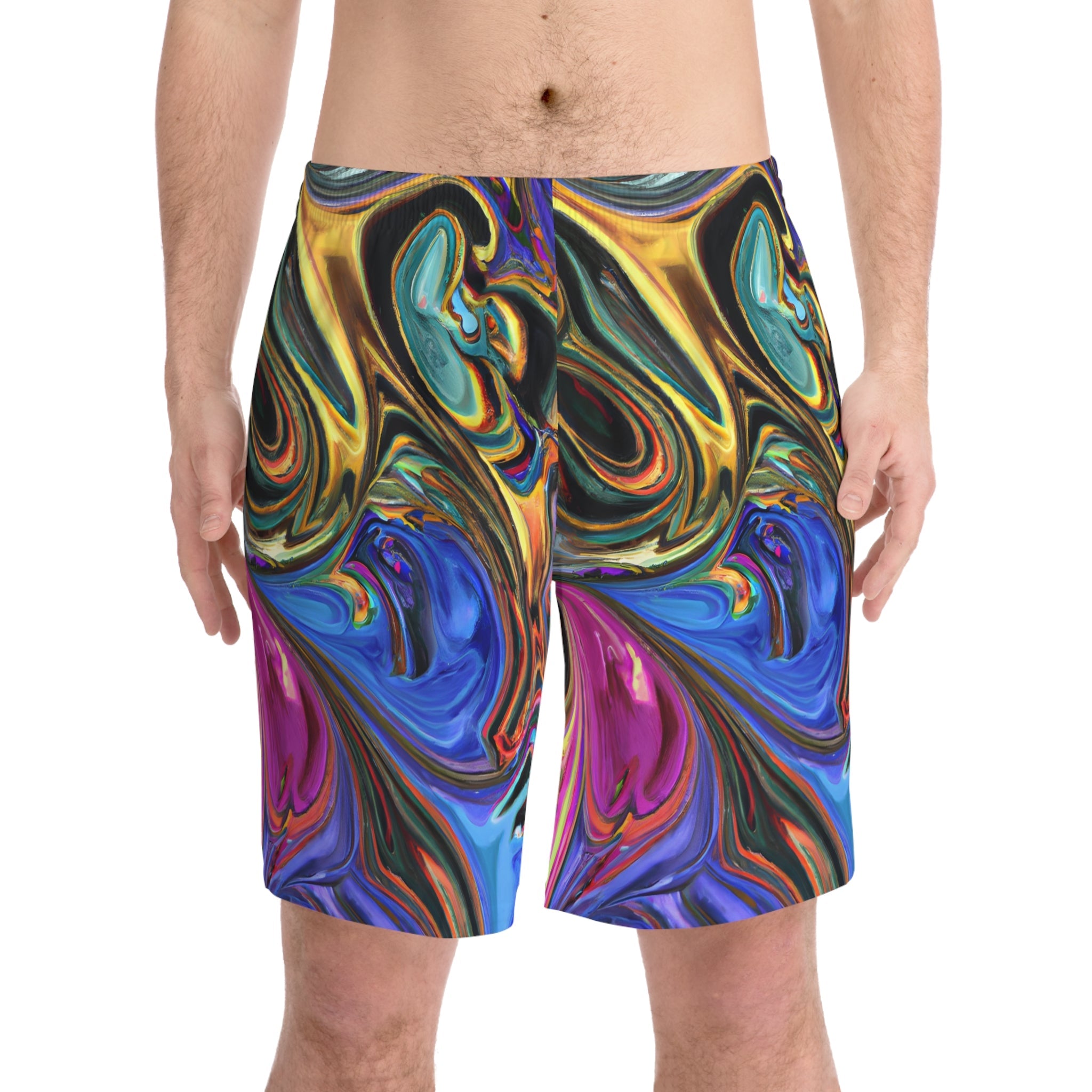 Beach Shorts - Men's Dreamy Beach Shorts - Acid Daddy