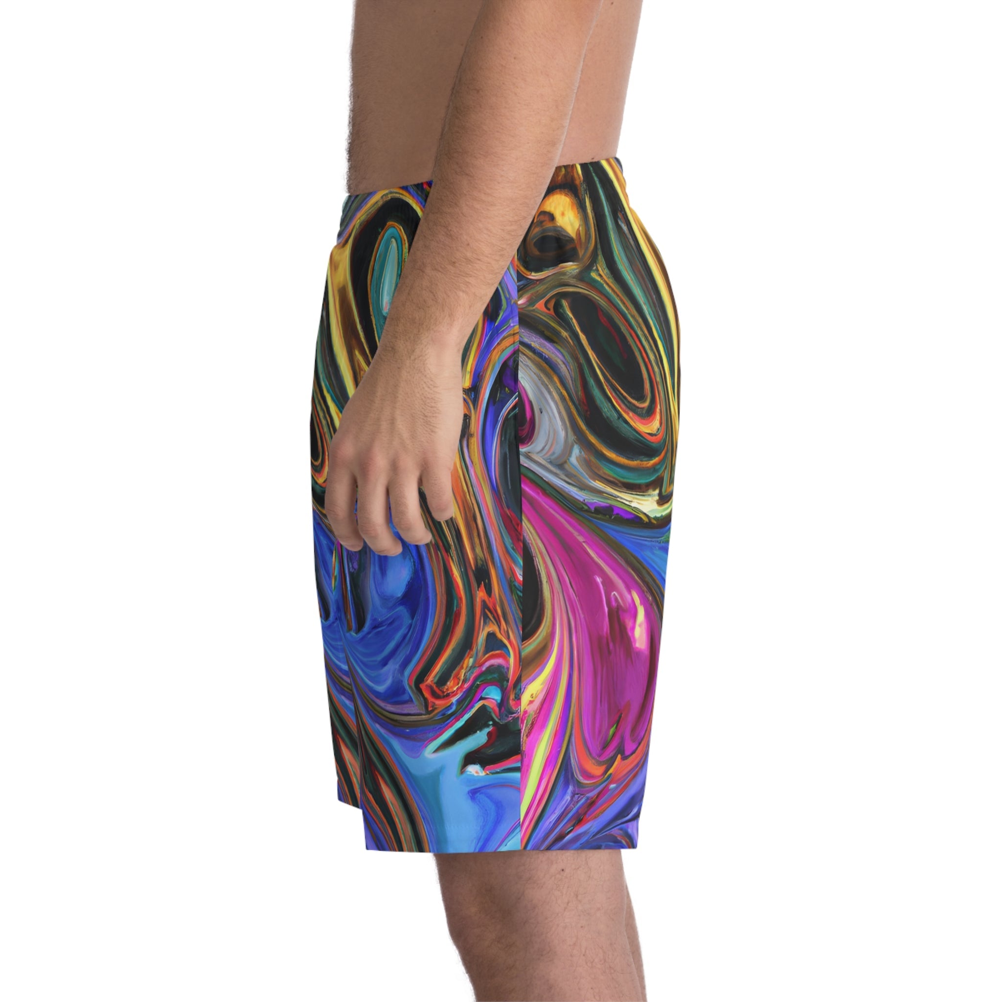 Beach Shorts - Men's Dreamy Beach Shorts - Acid Daddy