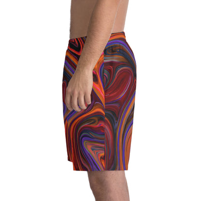 Beach Shorts - Men's Enthralling Beach Shorts - Acid Daddy