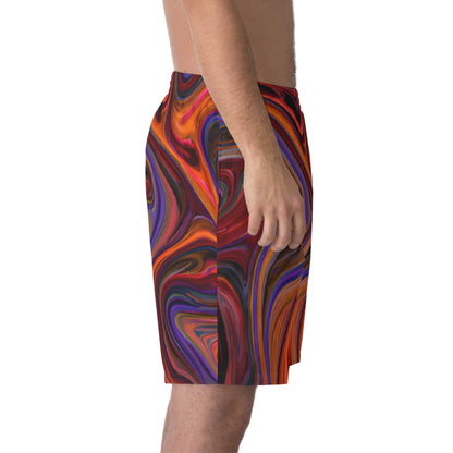 Beach Shorts - Men's Enthralling Beach Shorts - Acid Daddy