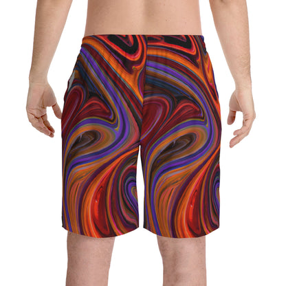 Beach Shorts - Men's Enthralling Beach Shorts - Acid Daddy