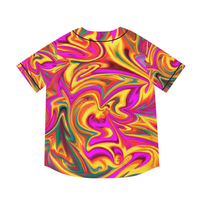 Hawaiian Shirts - Men's Euphoric Baseball Jersey - Acid Daddy