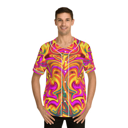 Hawaiian Shirts - Men's Euphoric Baseball Jersey - Acid Daddy