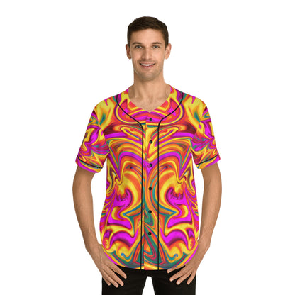 Hawaiian Shirts - Men's Euphoric Baseball Jersey - Acid Daddy