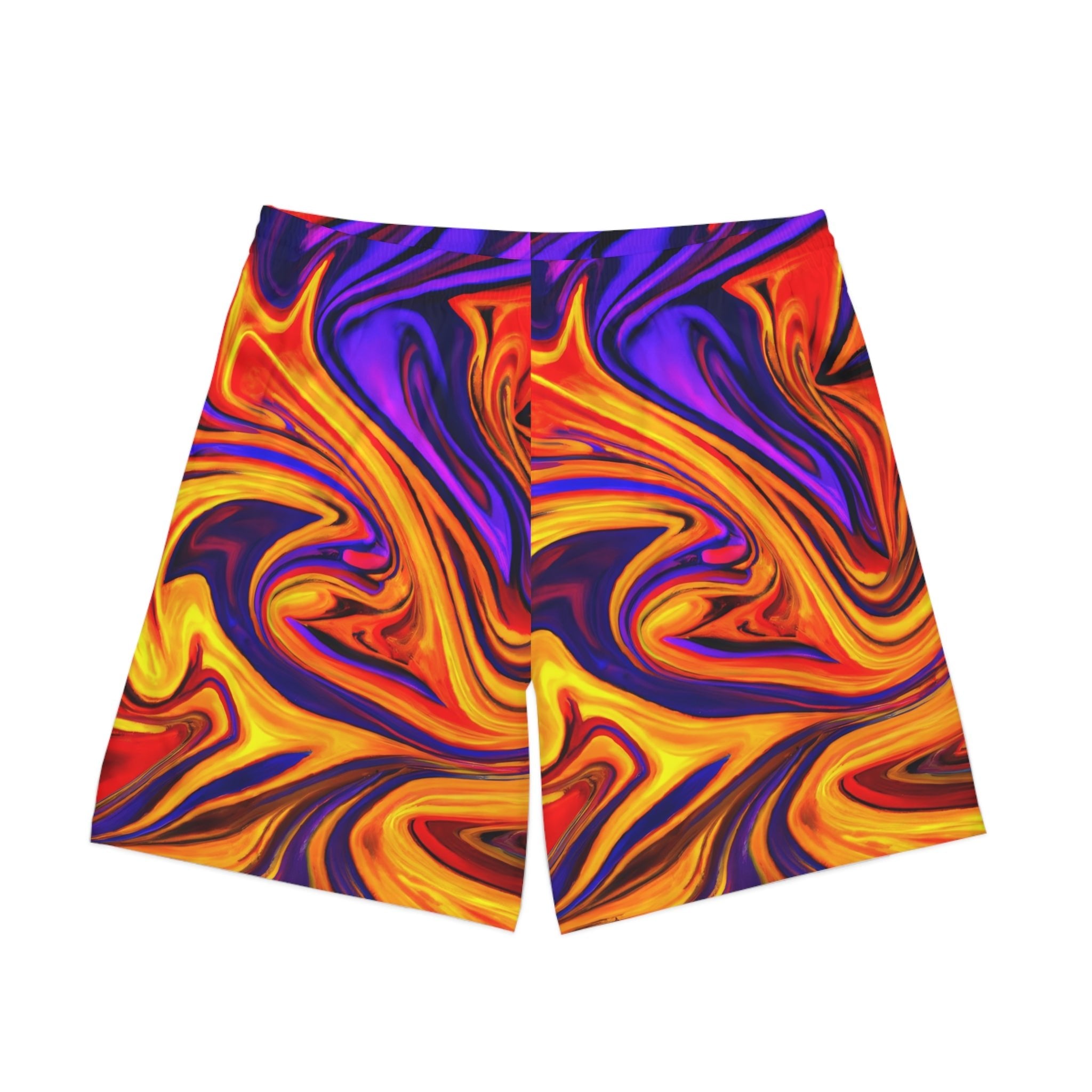 Beach Shorts - Men's Evocative Beach Shorts - Acid Daddy