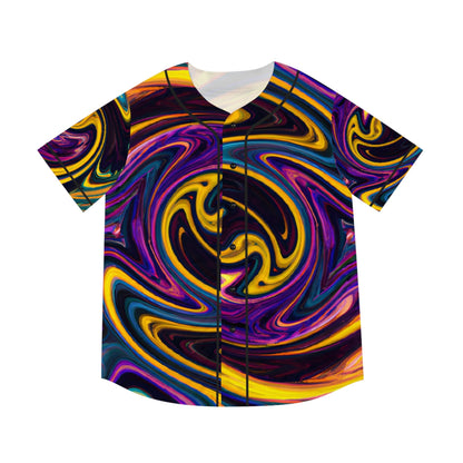 Hawaiian Shirts - Men's Hypnotic Baseball Jersey - Acid Daddy