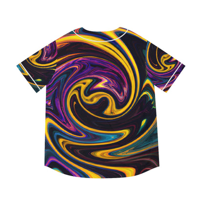 Hawaiian Shirts - Men's Hypnotic Baseball Jersey - Acid Daddy