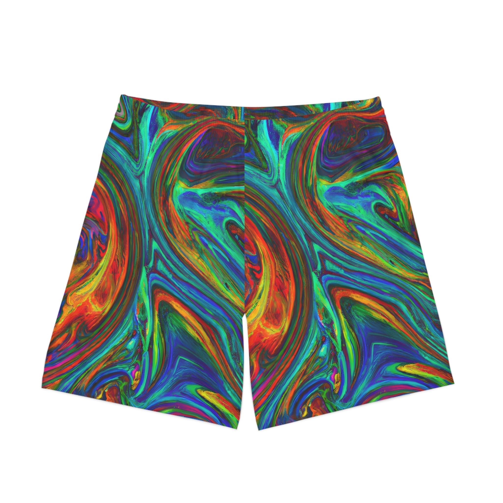 Beach Shorts - Men's Hypnotic Beach Shorts - Acid Daddy