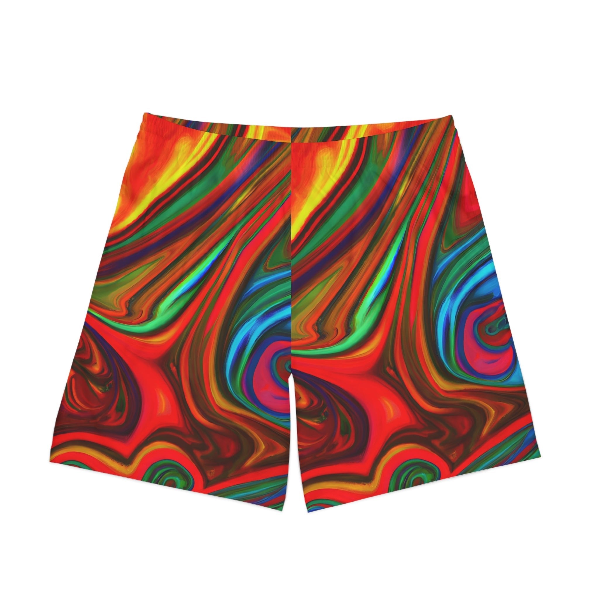 Beach Shorts - Men's Pulsating Beach Shorts - Acid Daddy