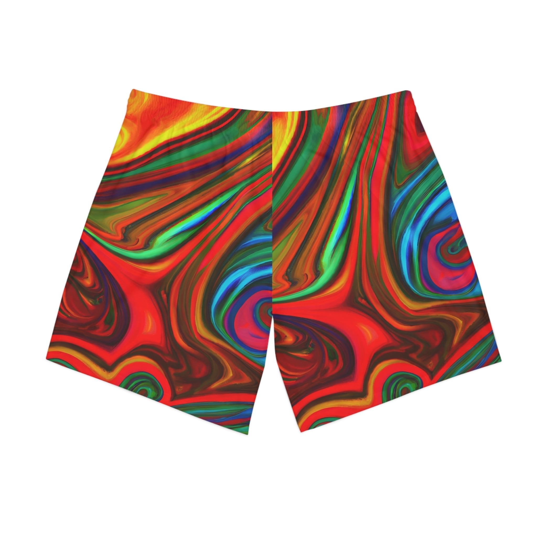 Beach Shorts - Men's Pulsating Beach Shorts - Acid Daddy