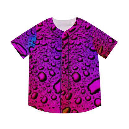 Hawaiian Shirts - Men's Raindrop Baseball Jersey - Acid Daddy