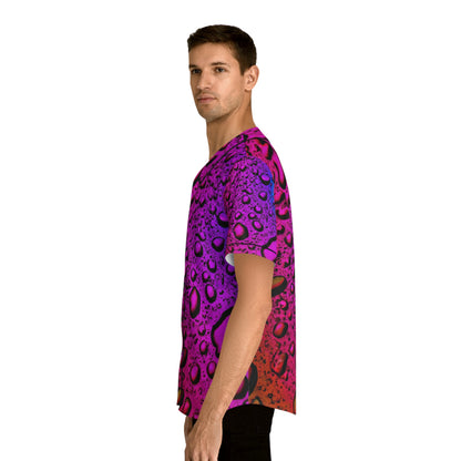 Hawaiian Shirts - Men's Raindrop Baseball Jersey - Acid Daddy