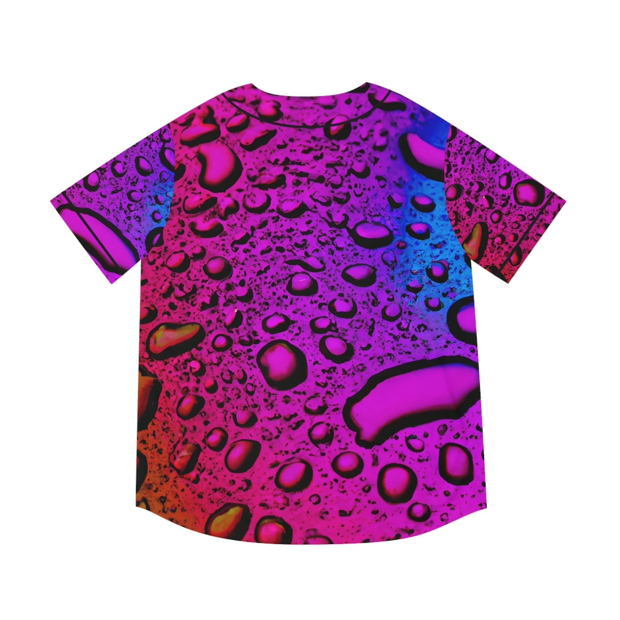 Hawaiian Shirts - Men's Raindrop Baseball Jersey - Acid Daddy