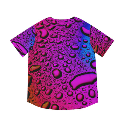 Hawaiian Shirts - Men's Raindrop Baseball Jersey - Acid Daddy