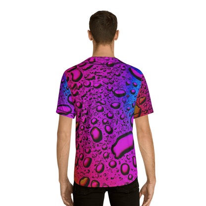 Hawaiian Shirts - Men's Raindrop Baseball Jersey - Acid Daddy