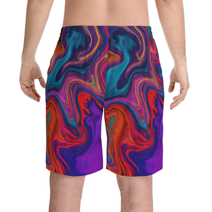 Beach Shorts - Men's Surreal Beach Shorts - Acid Daddy