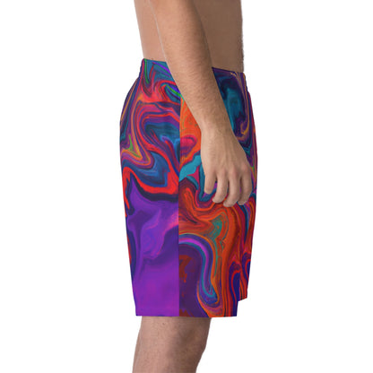 Beach Shorts - Men's Surreal Beach Shorts - Acid Daddy