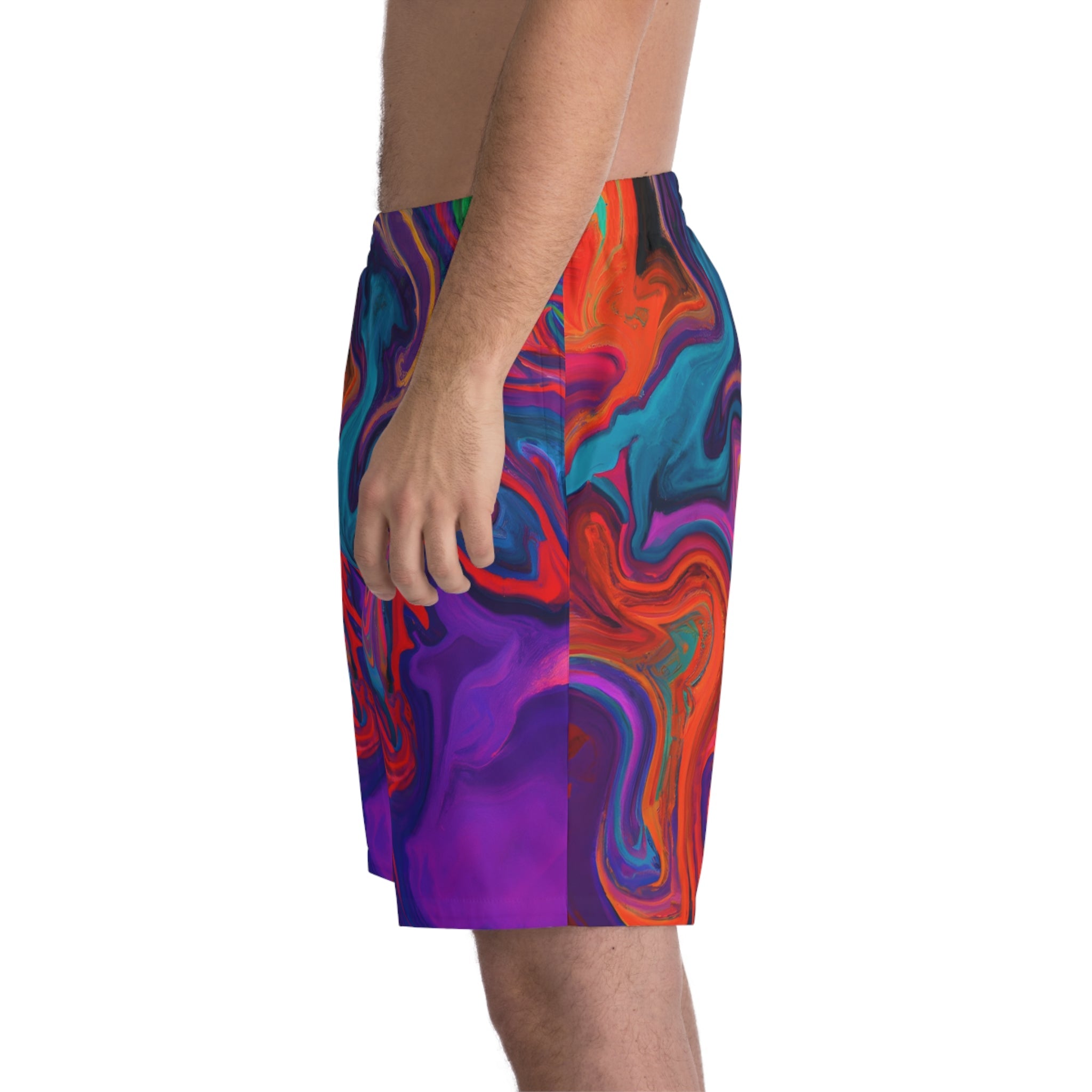 Beach Shorts - Men's Surreal Beach Shorts - Acid Daddy