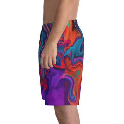 Beach Shorts - Men's Surreal Beach Shorts - Acid Daddy