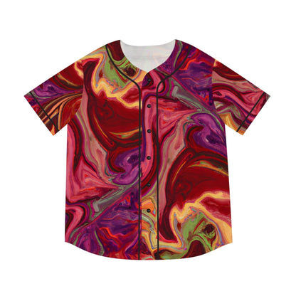 Hawaiian Shirts - Men's Surrealist Baseball Jersey - Acid Daddy