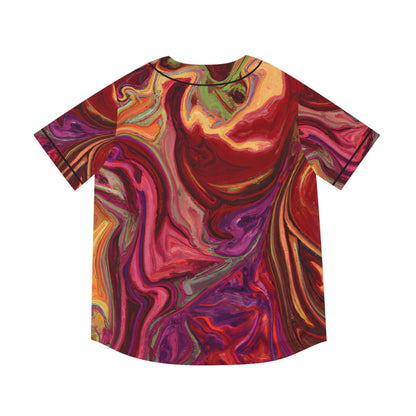 Hawaiian Shirts - Men's Surrealist Baseball Jersey - Acid Daddy