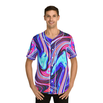 All Over Prints - Men's Vibing Baseball Jersey - Acid Daddy