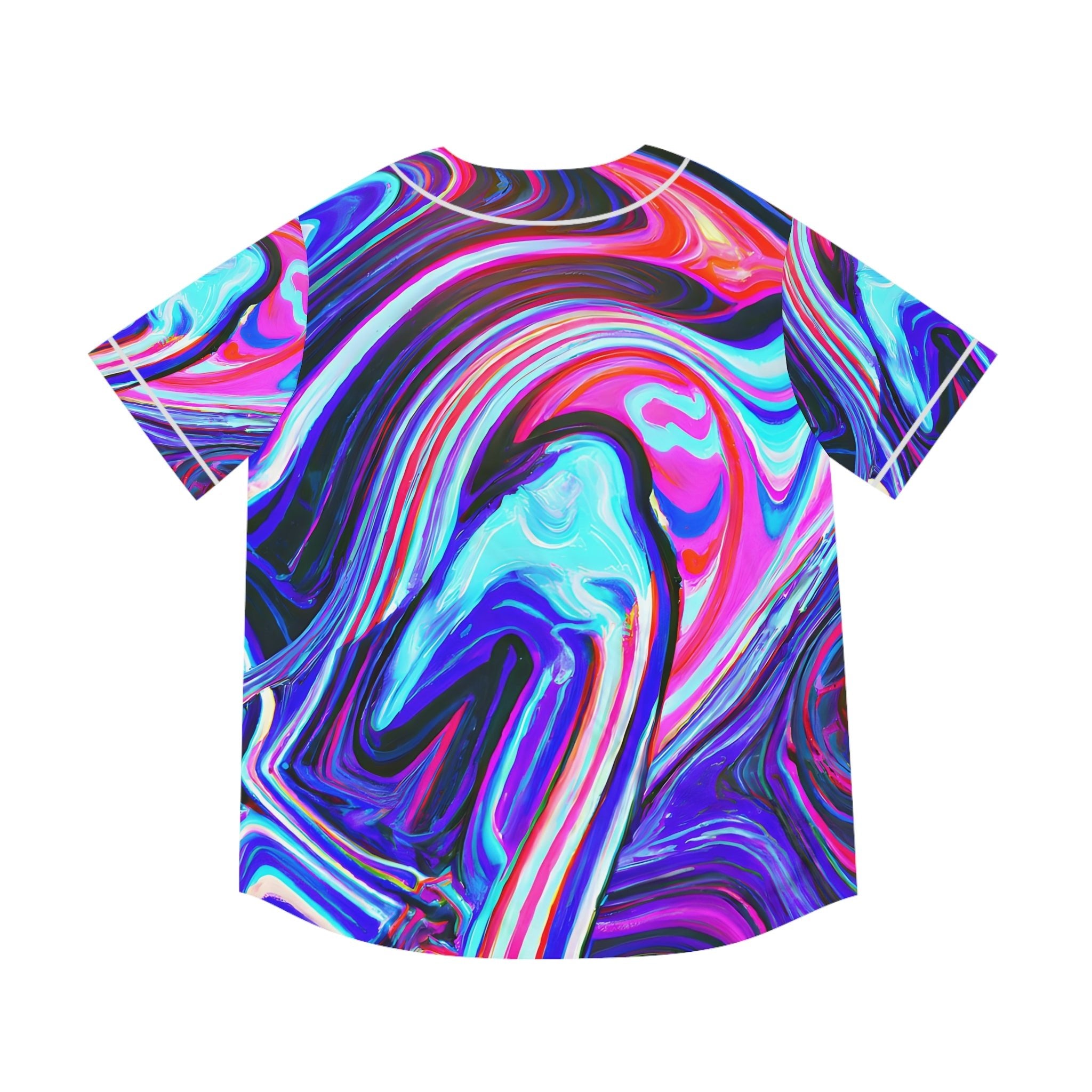 All Over Prints - Men's Vibing Baseball Jersey - Acid Daddy