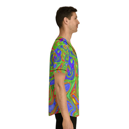 Hawaiian Shirts - Men's Wavy Baseball Jersey - Acid Daddy