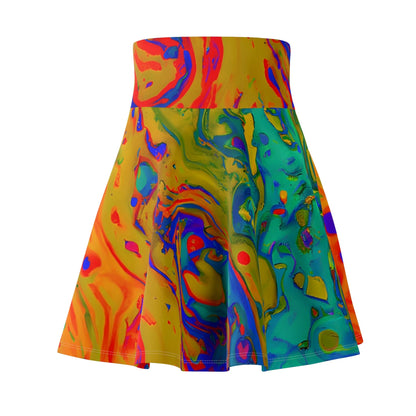 Skater Skirt - Women's Dazzling Skater Skirt - Acid Daddy