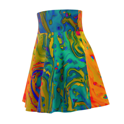 Skater Skirt - Women's Dazzling Skater Skirt - Acid Daddy