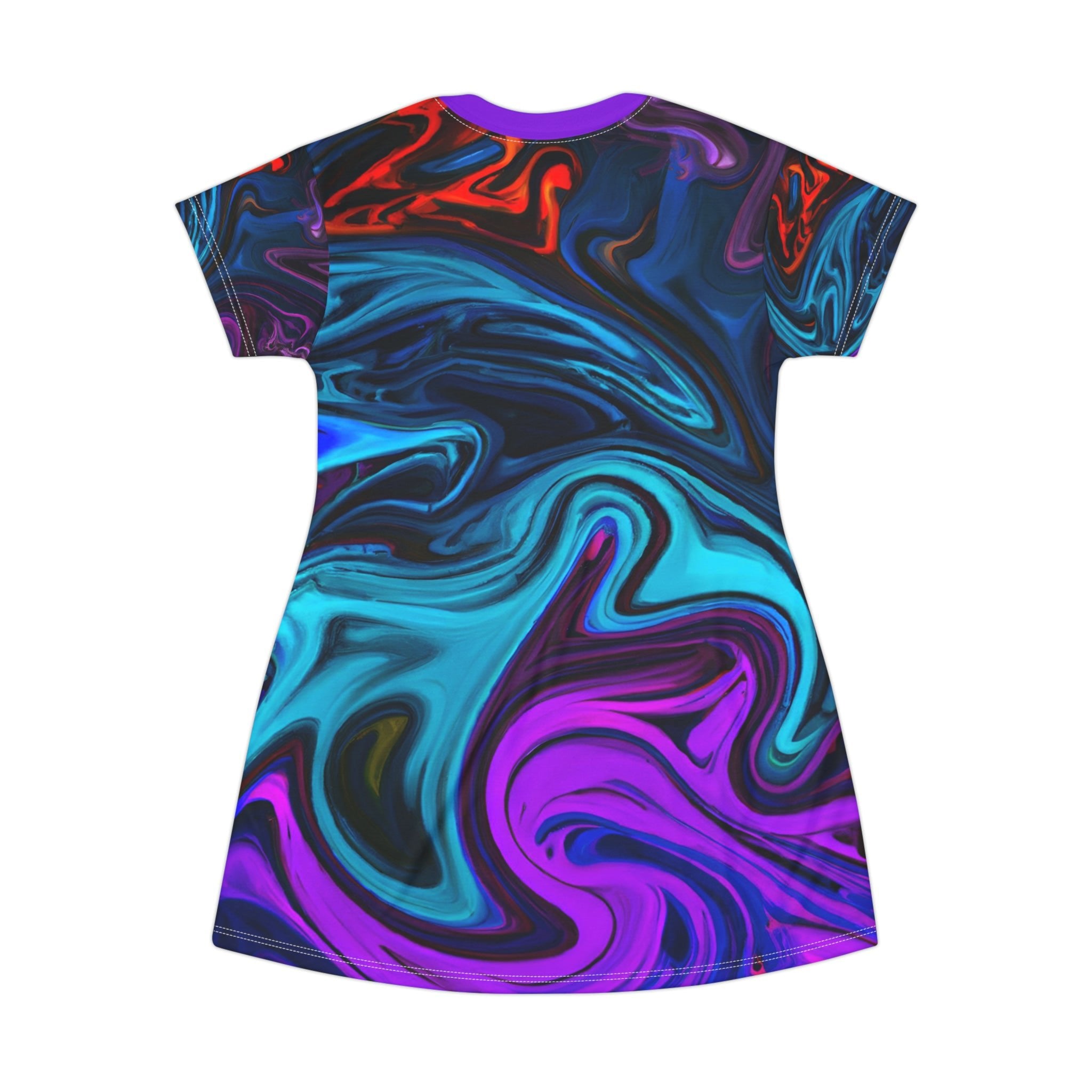 Festival Dresses - Stormy Night T - Shirt Dress - Acid Daddy