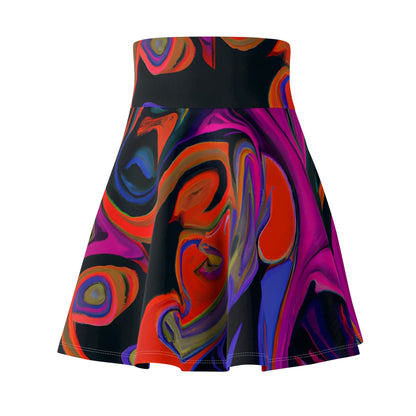 Skater Skirt - Womens Hypnotic Skater Skirt - Acid Daddy