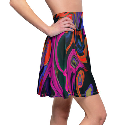 Skater Skirt - Womens Hypnotic Skater Skirt - Acid Daddy