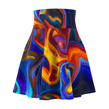 Skater Skirt - Women's Mind - Bending Skater Skirt - Acid Daddy