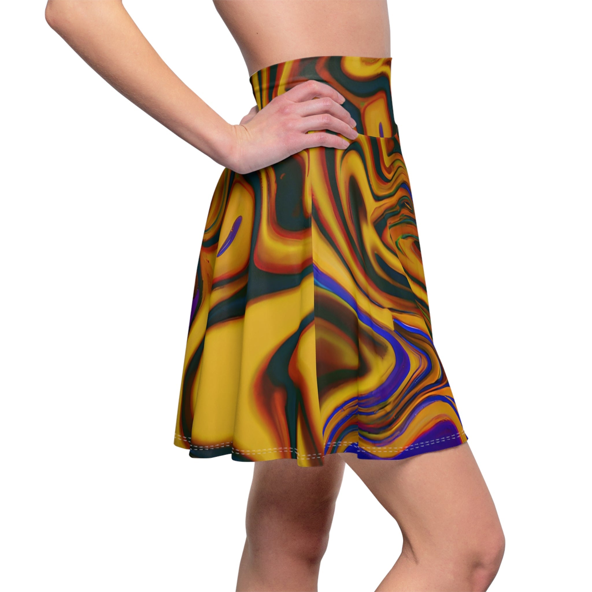 Skater Skirt - Women's Transcendent Skater Skirt - Acid Daddy