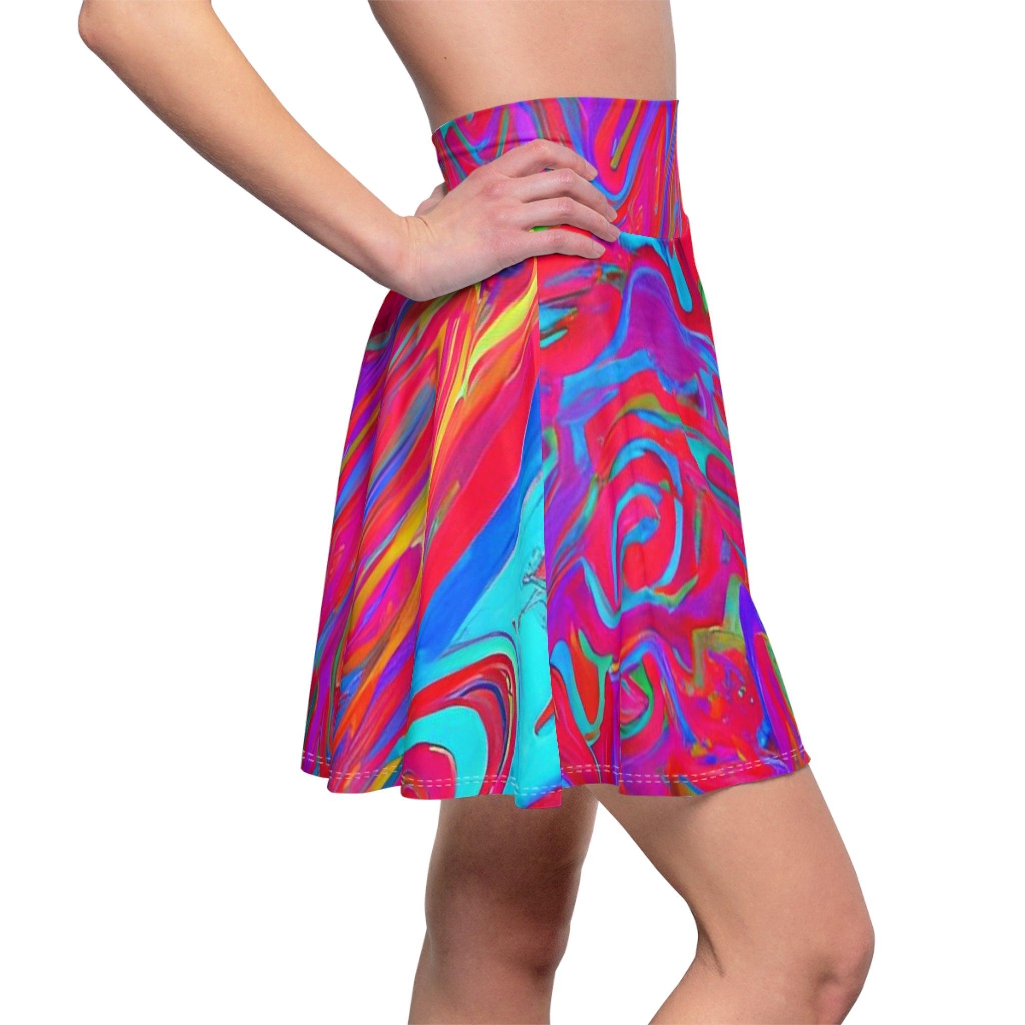 Skater Skirt - Womens Zen Skater Skirt - Acid Daddy